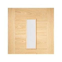 Bespoke Sofia 3L Oak Internal Door - Clear Glass - Prefinished -LPD Door modern door lpdoors sofia oak glazed rt medium internal top5
