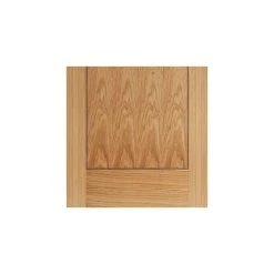 Oak 1 Panel Inlay Flush Internal Door - Prefinished -LPD Door modern door oak inlay 1p lpd directdoors bot