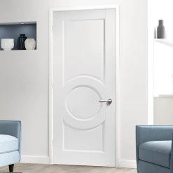 Montpellier 3 Panel Internal Door - White Primed
