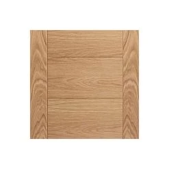 Five Folding Doors & Frame Kit - Carini 7 Panel Flush Oak 3+2 - Prefinished -LPD Door oak carini 7p pre finished bot2