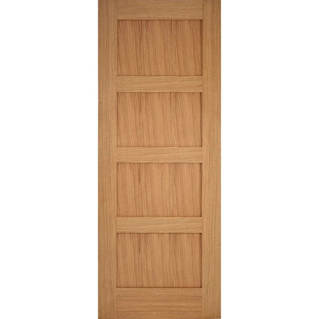Bespoke Contemporary 4P Oak Internal Door 2 Bespoke Contemporary 4P Oak Internal Door - Image 2