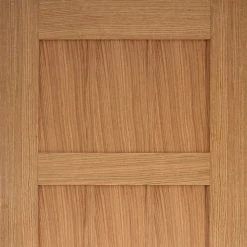 Contemporary 4 Panel Oak Internal Door -LPD Door oak contemporary door shaker lpd top