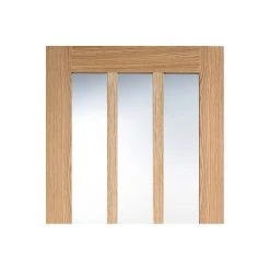 Coventry Oak Internal Door Pair - Clear Glass 10 Coventry Oak Internal Door Pair - Clear Glass -LPD Door oak coventry glazed 3l1