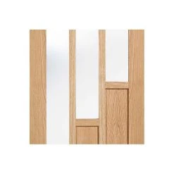 Coventry Oak Internal Door Pair - Clear Glass 11 Coventry Oak Internal Door Pair - Clear Glass -LPD Door oak coventry glazed 3l2