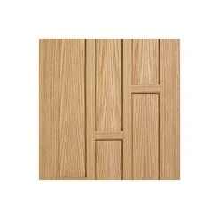Pass-Easi Two Sliding Doors And Frame Kit - Coventry Contemporary Oak Panel Door - Unfinished 11 Pass-Easi Two Sliding Doors And Frame Kit - Coventry Contemporary Oak Panel Door - Unfinished -LPD Door oak coventry mid