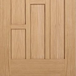 Bespoke Coventry Contemporary Oak Panel Internal Door Pair -LPD Door oak door coventry panel lpd bot26