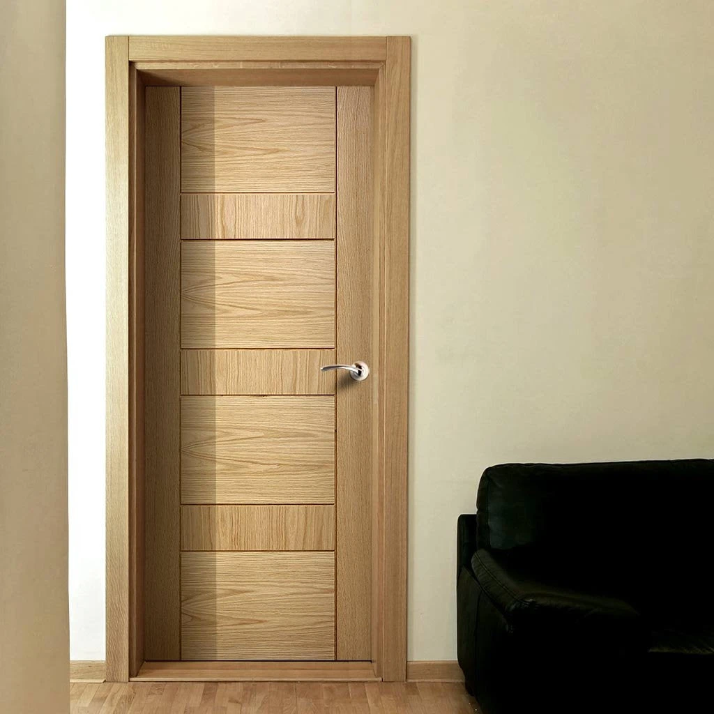Edmonton Oak Flush Internal Door - Prefinished 1 Edmonton Oak Flush Internal Door - Prefinished