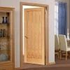 Oak 1 Panel Inlay Flush Internal Door - Prefinished