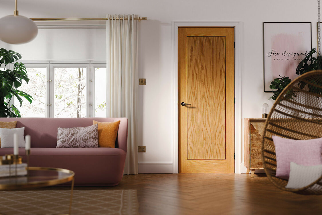 LPD Door -LPD Door oak inlay 1p lifestyle
