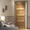 Contemporary 4 Panel Oak Internal Door