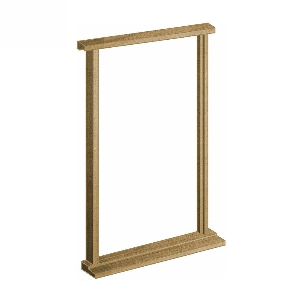 Majestic Oak Double Door And Frame Set - Zinc Clear Tri Glazing 7 Majestic Oak Double Door And Frame Set - Zinc Clear Tri Glazing - Image 7