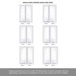 ThruEasi Room Divider - Orly Clear Glass White Primed Door With Single Side 6 ThruEasi Room Divider - Orly Clear Glass White Primed Door With Single Side -LPD Door orly white glazed doors modern door design room divider