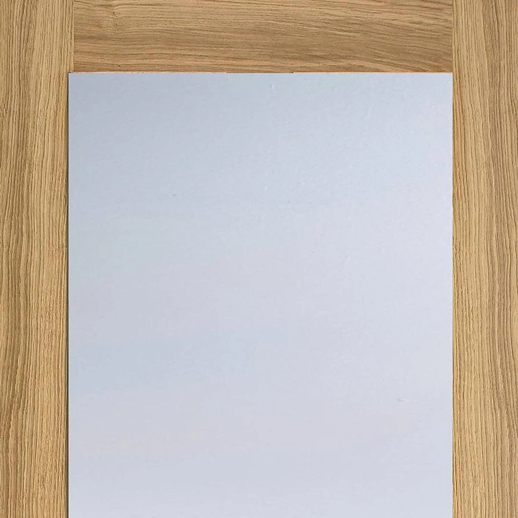 Full Pane Oak Internal Door - Clear Glass 4 Full Pane Oak Internal Door - Clear Glass - Image 4