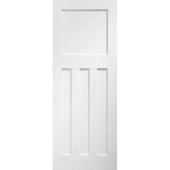 Five Folding Doors & Frame Kit - DX30's 3+2 Folding Panel Door - White Primed -LPD Door period door white primed dx xl joinery main26