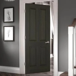Regency 4 Panel Smoked Oak Internal Door - Prefinished
