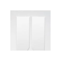 Reims Diamond Internal Door - Clear Bevelled - White Primed -LPD Door reims diamond white elegant glazed door lpd top
