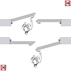 GTP SA 10 Pane Internal Door Pair - Bevelled Clear Glass - White Primed 8 GTP SA 10 Pane Internal Door Pair - Bevelled Clear Glass - White Primed -LPD Door right towards left away27 e4da3f83 3f97 440c 96aa 12ab3f9dcc40