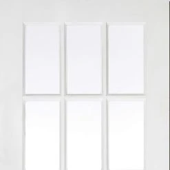SA 15 Pane Internal Door - Clear Glass - White Primed -LPD Door sa 15l door white glazed 15 pane top