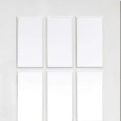 SA 15 Pane Internal Door Pair - Clear Glass - White Primed -LPD Door sa 15l door white glazed 15 pane top 631f8cdb 1568 4fbc 8657 6cc995df1e73