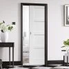 Shaker 4P Single Evokit Pocket Door - White Primed