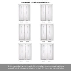 ThruEasi Room Divider - Sierra Blanco - Frosted Glass White Painted Door With Single Side 6 ThruEasi Room Divider - Sierra Blanco - Frosted Glass White Painted Door With Single Side -LPD Door sierra blanco modern whtie doors directdoros lpd