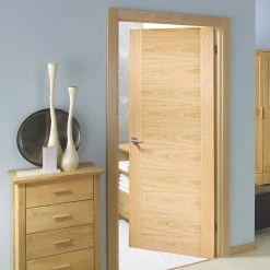 Bespoke Sofia Oak Flush Internal Door - Prefinished