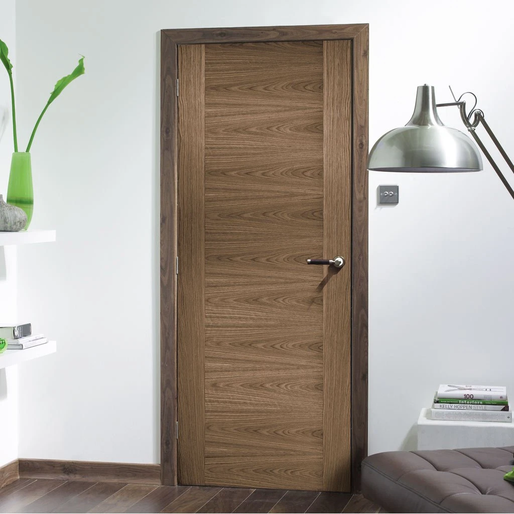 Sofia Walnut Veneer Internal Door - Prefinished 1 Sofia Walnut Veneer Internal Door - Prefinished