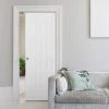 Mexicano Evokit Pocket Fire Door - Vertical Lining - 30 Minute Fire Rated - White Primed