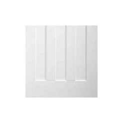 DX 30's Shaker Style Panelled Evokit Pocket Fire Door - 30 Minute Fire Rated - White Primed -LPD Door traditional door period 1930 white primed dx shaker bot4 d7231fad 3dcc 4372 8012 9a3b5030323b