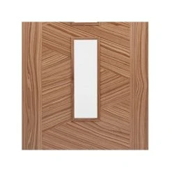 Bespoke Zeus Walnut Glazed Internal Door Pair - Prefinished -LPD Door trendy flush internal door lpdoors zeus walnut glazed rt medium bot7