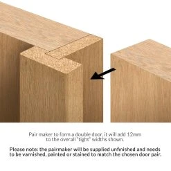 Kilburn 1 Pane Oak Internal Door Pair - Clear Glass 16 Kilburn 1 Pane Oak Internal Door Pair - Clear Glass -LPD Door unfinished pair maker directdoors beb1b7df f1fb 44e9 a1cc a462968a1d94