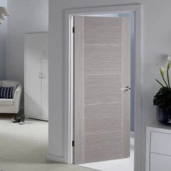 Bespoke Light Grey Vancouver Internal Door - Prefinished