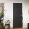 Vancouver Smoked Oak Flush Internal Evokit Pocket Fire Doors - 30 Minute Fire Rated - Prefinished
