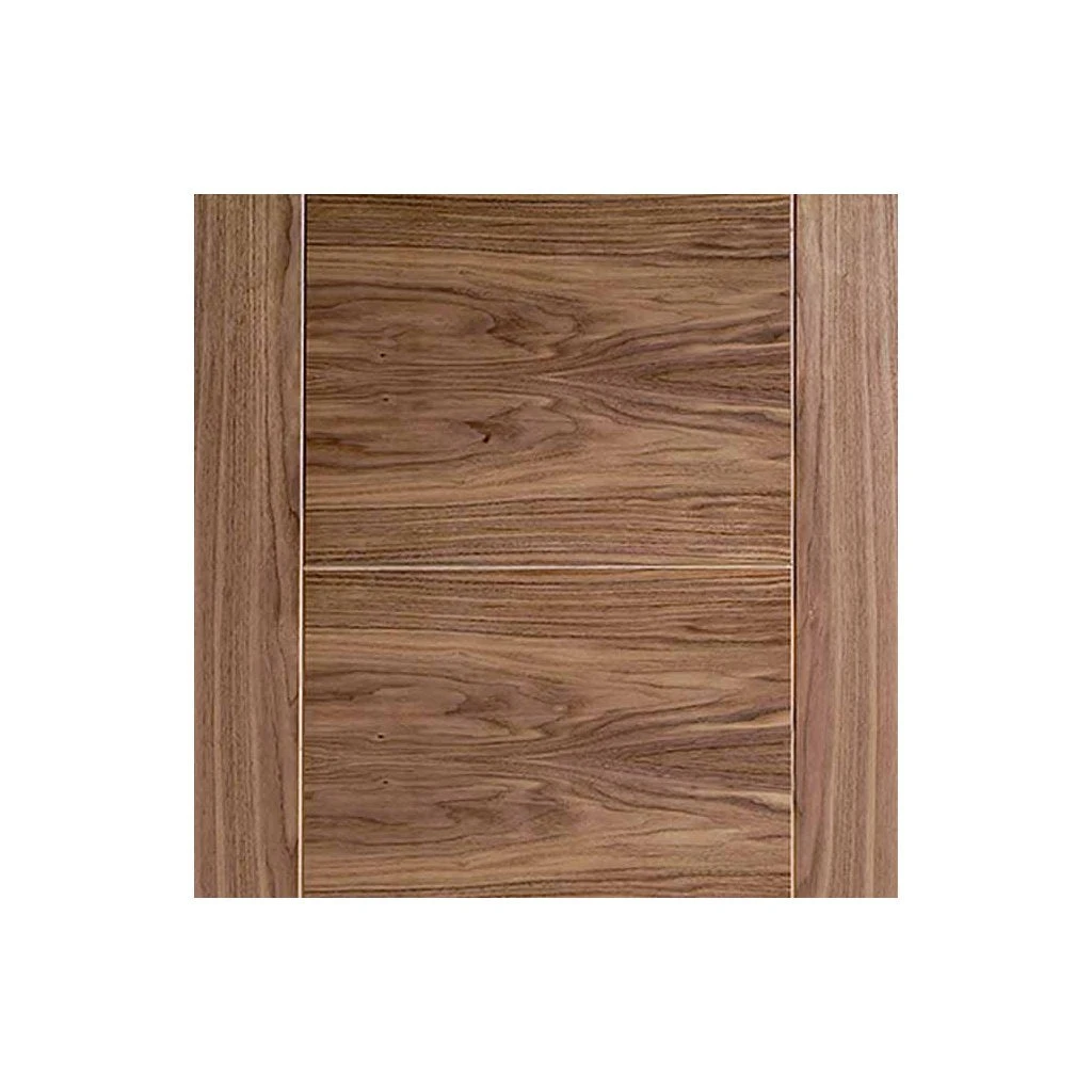 Pass-Easi Two Sliding Doors And Frame Kit - Vancouver 5 Panel Flush Walnut Door - Prefinished 3 Pass-Easi Two Sliding Doors And Frame Kit - Vancouver 5 Panel Flush Walnut Door - Prefinished - Image 3