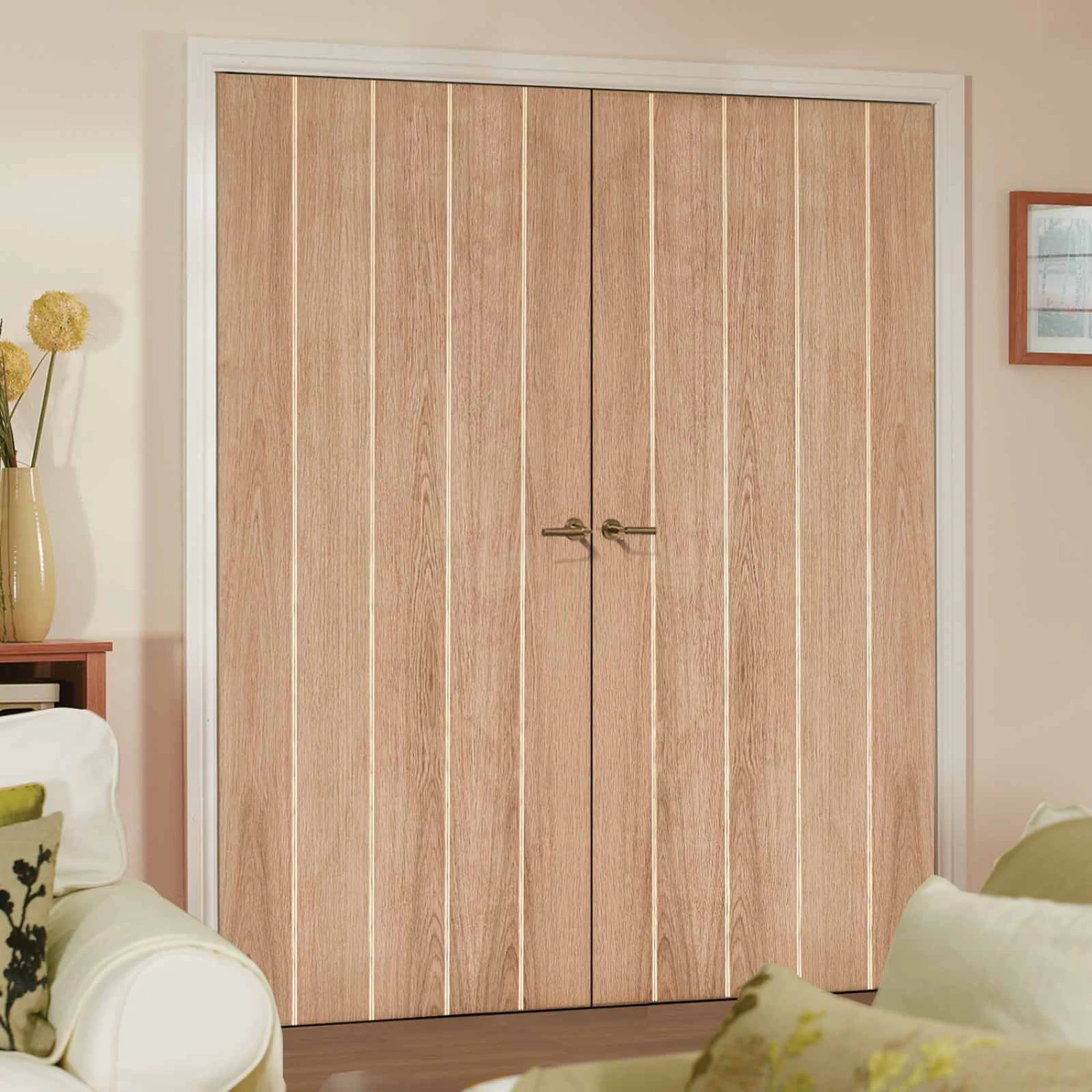 Wexford Oak Internal Door Pair 1 Wexford Oak Internal Door Pair