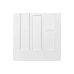 Pass-Easi Four Sliding Doors And Frame Kit - Coventry Panel Door - White Primed -LPD Door white coventry bot1