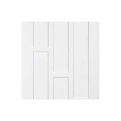 Pass-Easi Four Sliding Doors And Frame Kit - Coventry Panel Door - White Primed -LPD Door white coventry mid1