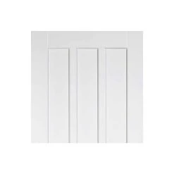 Pass-Easi Four Sliding Doors And Frame Kit - Coventry Panel Door - White Primed -LPD Door white coventry top1