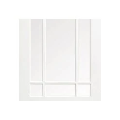 Four Folding Doors & Frame Kit - Downham 2+2 - Bevelled Clear Glass - White Primed 14 Four Folding Doors & Frame Kit - Downham 2+2 - Bevelled Clear Glass - White Primed -LPD Door white downham glazed 9l mid4