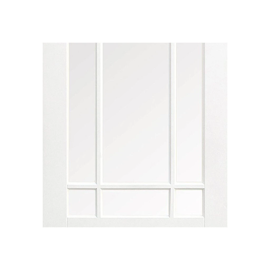 Four Folding Doors & Frame Kit - Downham 2+2 - Bevelled Clear Glass - White Primed 6 Four Folding Doors & Frame Kit - Downham 2+2 - Bevelled Clear Glass - White Primed - Image 6