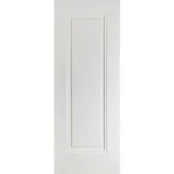 Single Sliding Door & Wall Track - Eindhoven 1 Panel Door - White Primed 8 Single Sliding Door & Wall Track - Eindhoven 1 Panel Door - White Primed -LPD Door white eindhoven main2