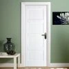 Contemporary 4 Panel Internal Door - White Primed