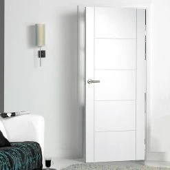 Vancouver Flush Internal Door - White Primed