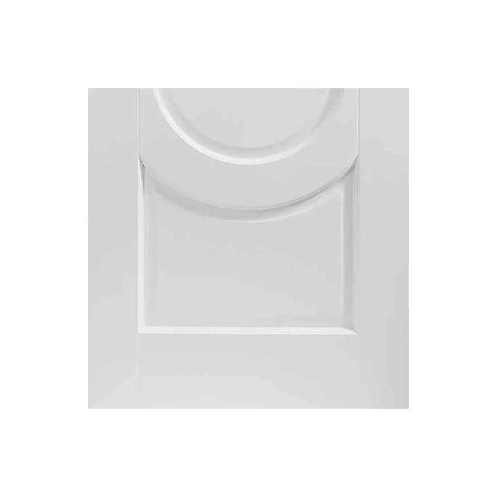 Single Sliding Door & Wall Track - Montpellier 3 Panel Door - White Primed 6 Single Sliding Door & Wall Track - Montpellier 3 Panel Door - White Primed - Image 6