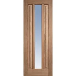 Kilburn 1 Pane Oak Internal Door Pair - Clear Glass 11 Kilburn 1 Pane Oak Internal Door Pair - Clear Glass -LPD Door wooden door oak kilburn glazed unique lpd main1