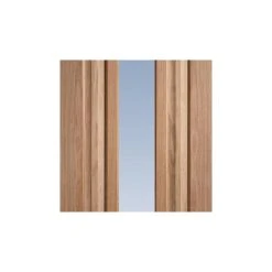 Kilburn 1 Pane Oak Internal Door Pair - Clear Glass 13 Kilburn 1 Pane Oak Internal Door Pair - Clear Glass -LPD Door wooden door oak kilburn glazed unique lpd mid1